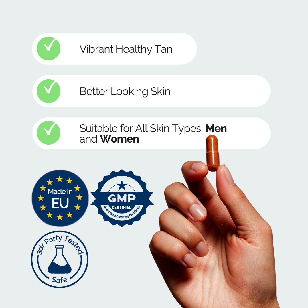 PRÉCOMMANDE 1x Complément bronzant 60 capsules