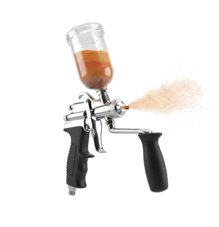 A spray tan gun