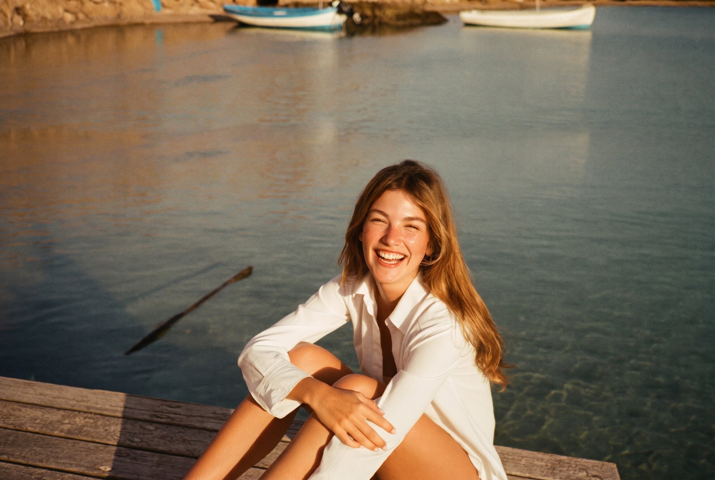 Golden hour on the jetty